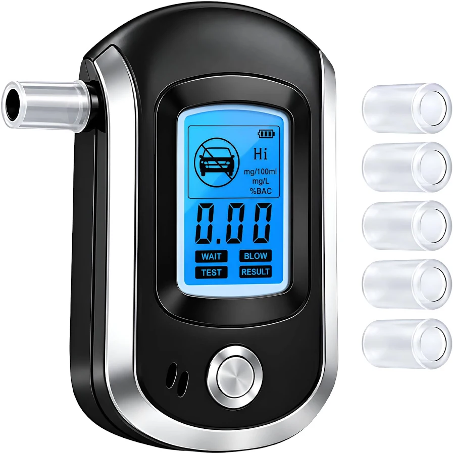 Alcohol breath analyser